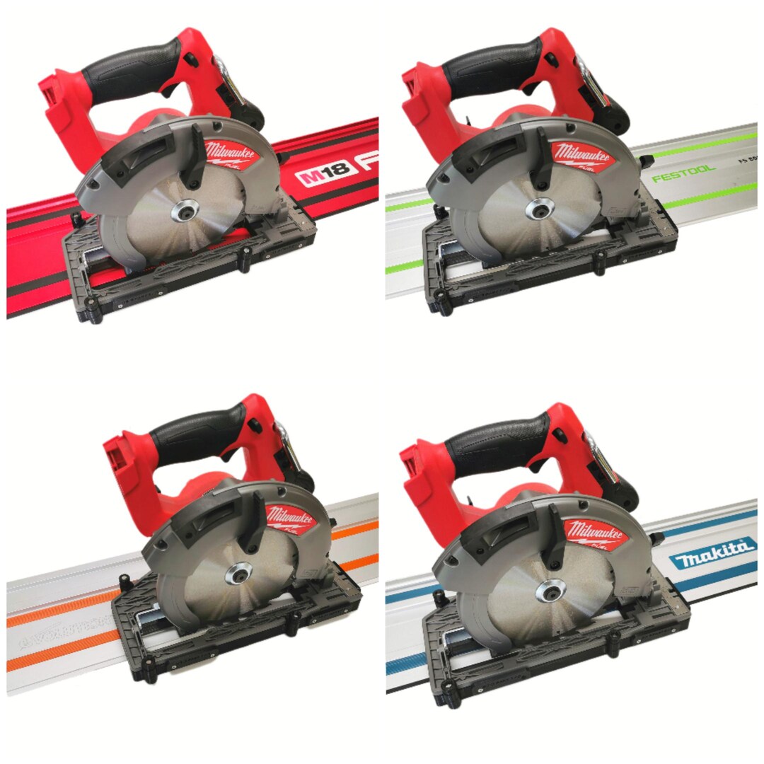 Milwaukee M18 CCS66 0 Circular Saw Guide Rail Base Compatible With Milwaukee Makita Evolution or Festool Guide Rail Track Etsy UK