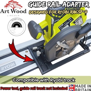 ADAPTER RYOBI R18CSP-0 circular saw compatible with RYOBI guide rail track adaptor skid plate base