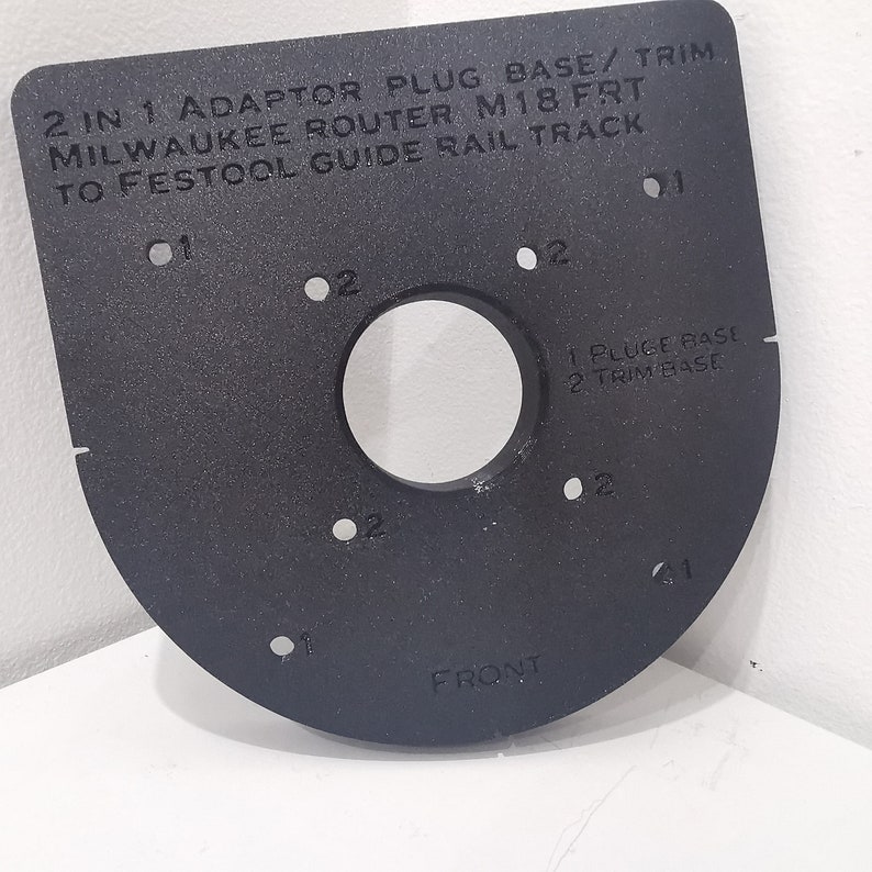Milwaukee M18 Router Adaptor Plate: Festool Guide Rail & Limit Stops - Etsy
