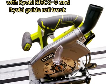 Guide rail base for Ryobi Circular Saw R18CS-0 18V ONE compatible with Ryobi guide rail track