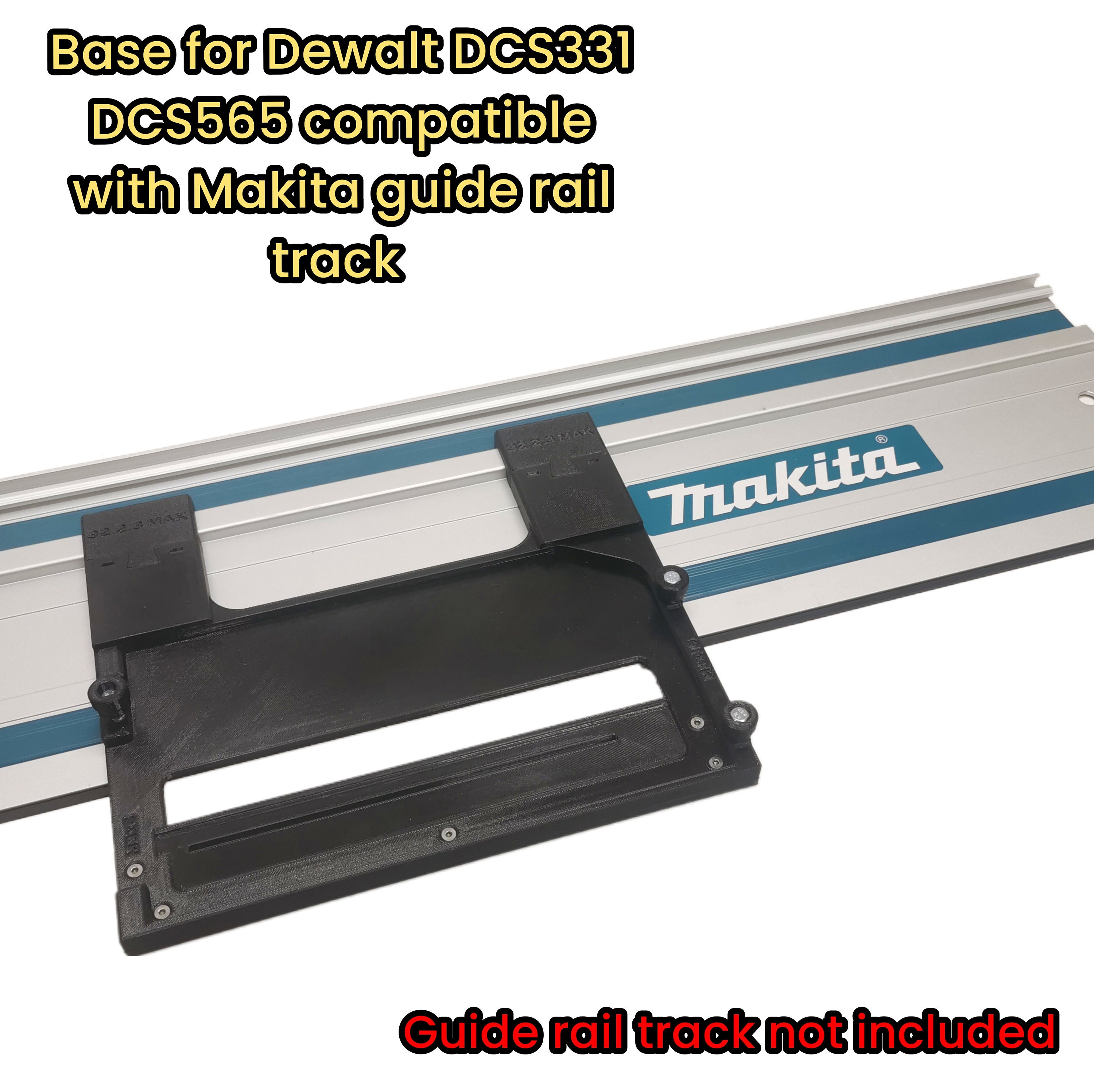 Guide Rail Base for Dewalt Circular Saw DCS391 DCS565 Compatible With