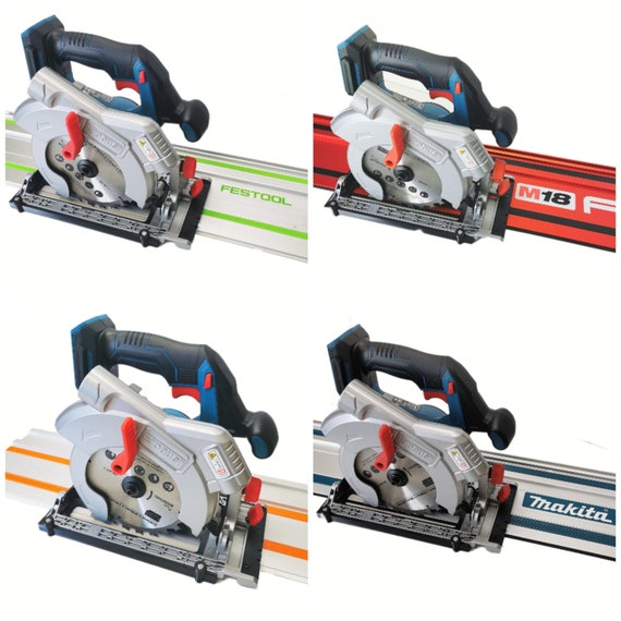 Guide Rail Base for Erbauer Circular Saw Ecs18 li Compatible With Milwaukee Makita Evolution or Festool Guide Rail Track Etsy