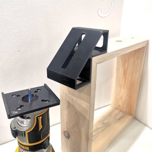 Corner jig adaptor for Dewalt Milwaukee Bosch Trend Ryobi Makita groove milling woodworking