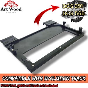 Adapter DEWALT DCS391 DCS565 guide rail base plate compatible EVOLUTION guide rail track