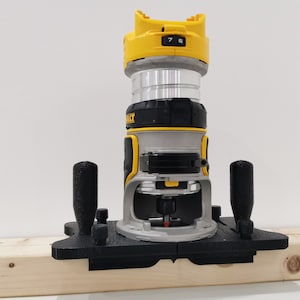 Digital ONLY STL Files! Center jig base for Dewalt  Router DCW600 DCW604 D26200 + manual with specification in pdf