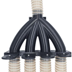4 way Blast gate vacuum dust extraction waste pipe systems splitter Heavy Duty Made UK