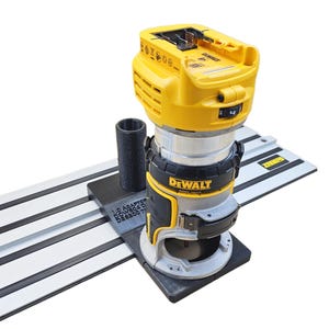 Dewalt DCW600 DCW604 D26200 adaptor router 18V  to Dewalt guide rail track/ DWS5021 DWS5022 DWS5023