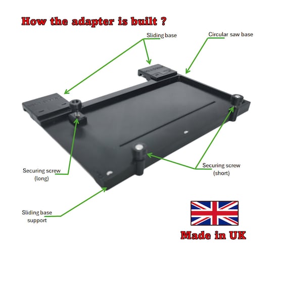 Guide Rail Base for Makita Circular Saw BSS610Z DSS610Z DSS611Z DSS611ZW Compatible With Makita Milwaukee Evolution Festool Guide Rail Track Etsy
