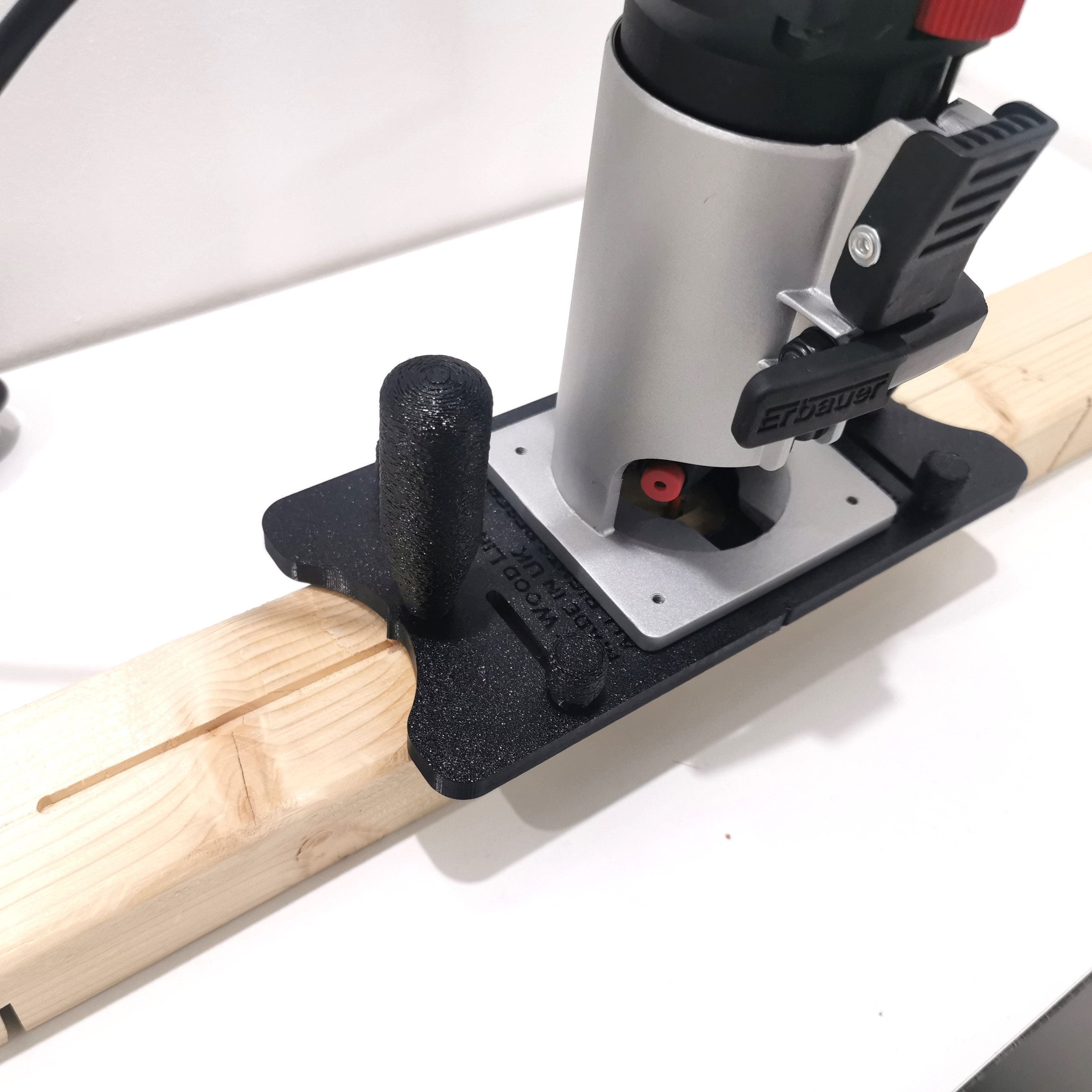Center Jig Adaptor for Erbauer Router EPR710 Groove Milling Woodworking ...