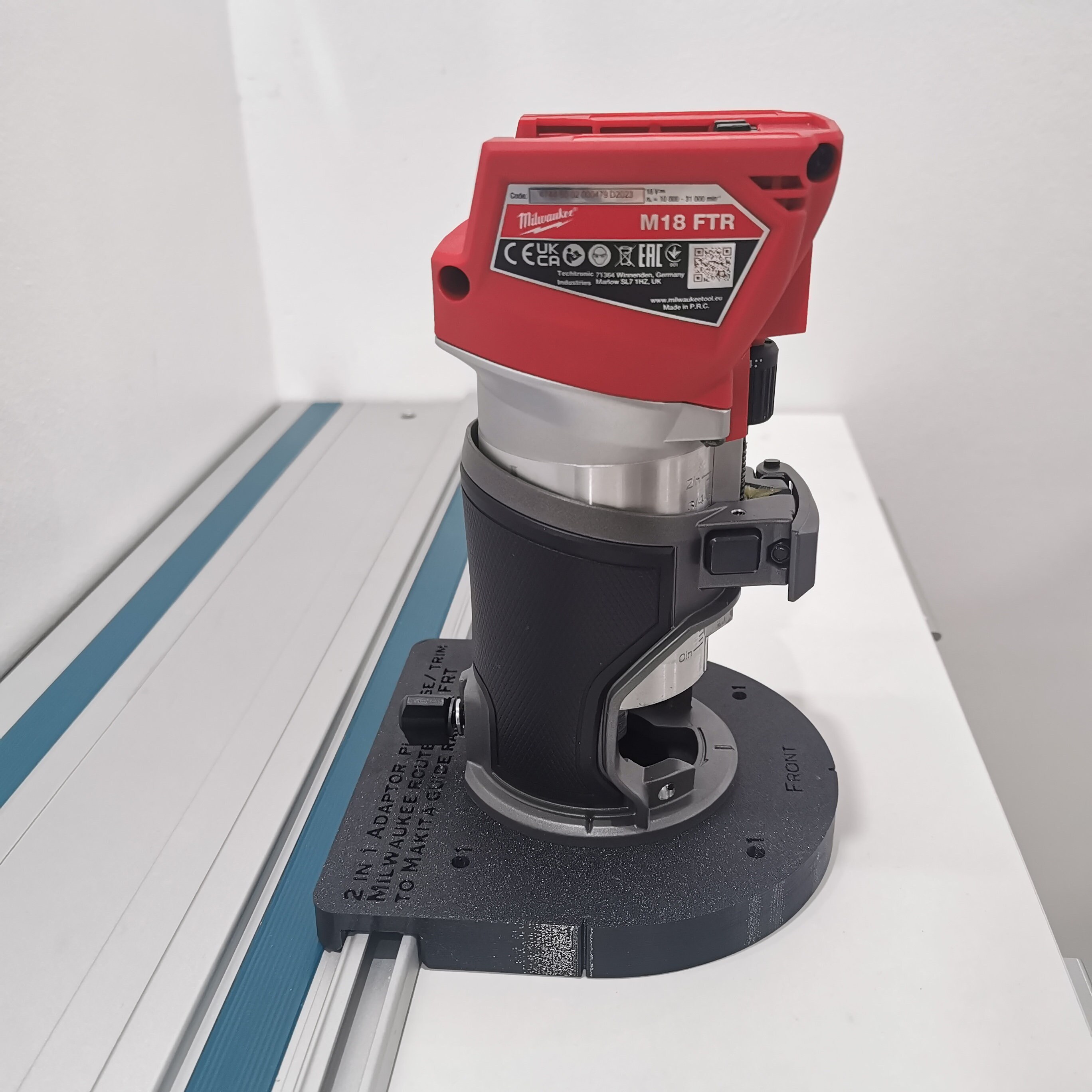 Milwaukee Router M18 FTR Adaptor Plate for Makita Guide Rail - Etsy