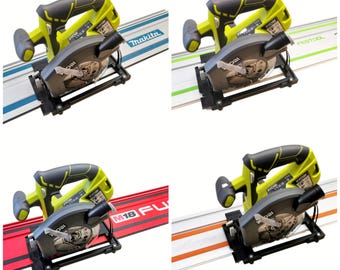 Guide rail base for RYOBI Circular Saw R18CSP-0150mm compatible with Makita Milwaukee Evolution Festool guide rail track