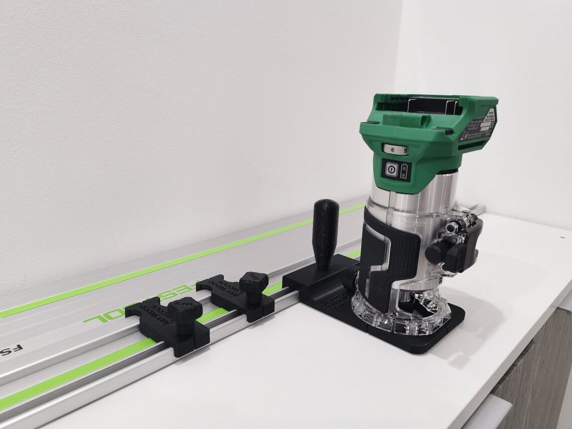 Hikoki Router Adaptor Plate for Festool Guide Rail & Stops - Etsy