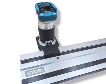 Makita DRT50 RT0700 RT0702 XTR01Z adapter base router 18V to RYOBI guide rail track