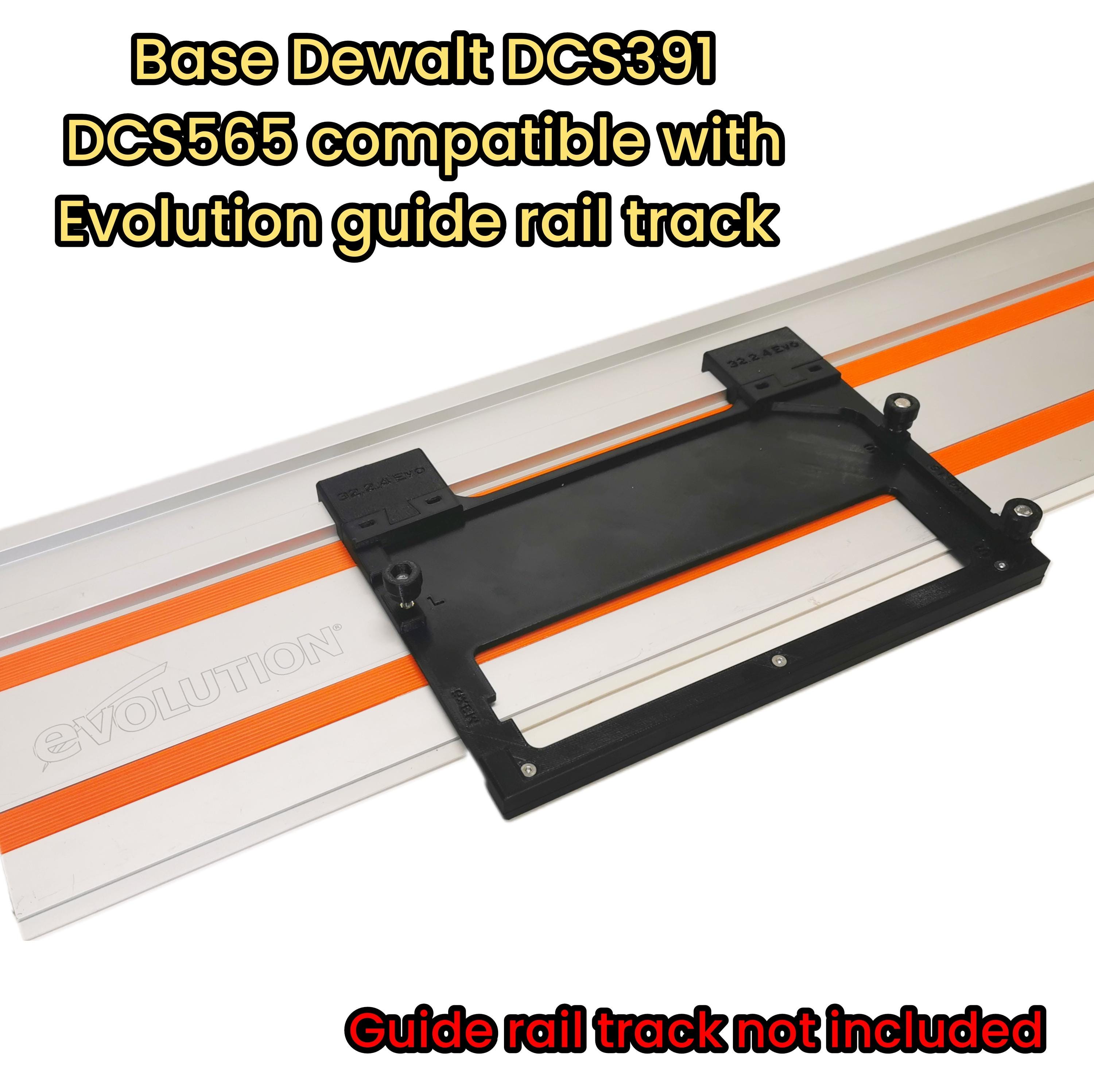 Guide Rail Base for Dewalt Circular Saw DCS391 DCS565 Compatible With