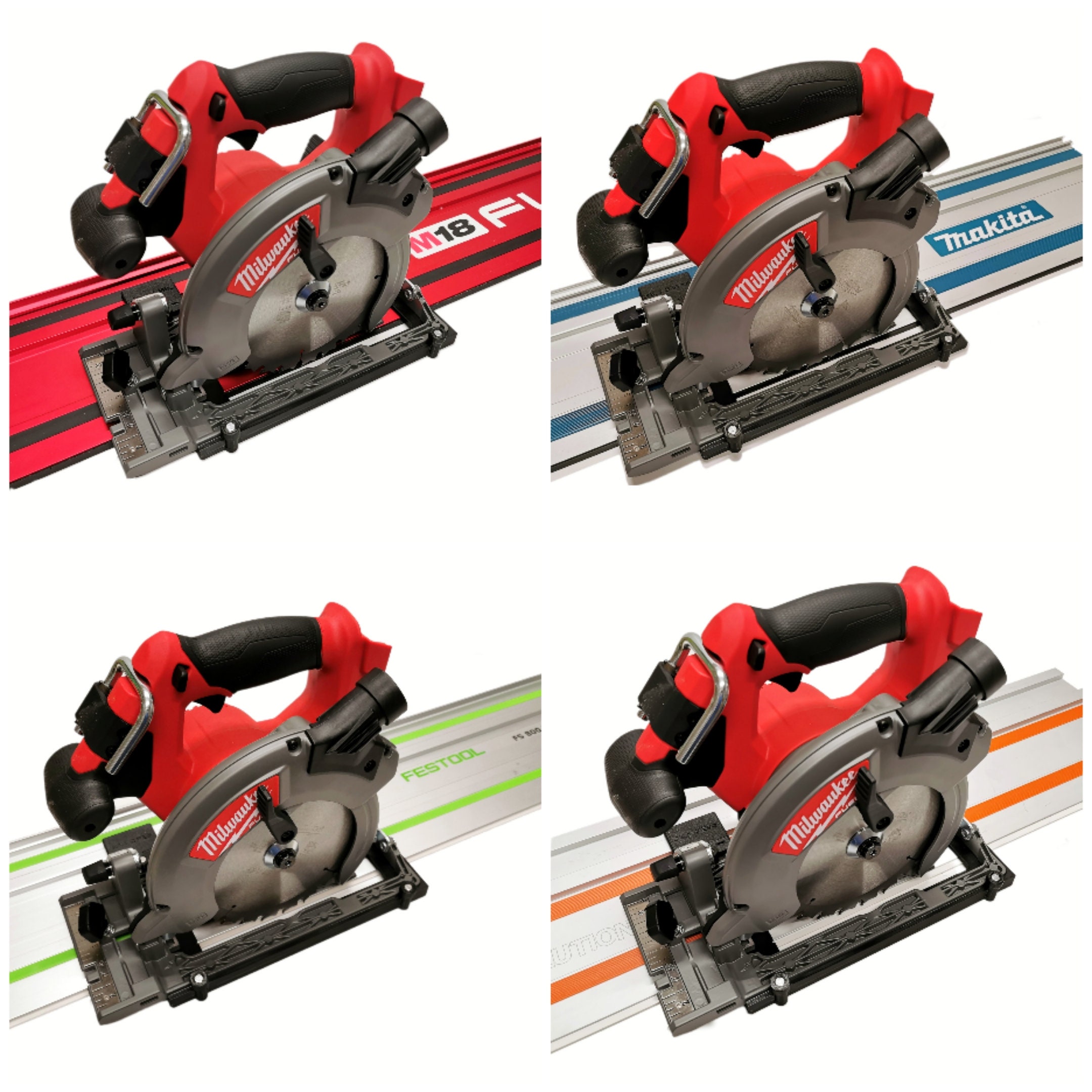 Guide Rail Base Milwaukee Circular Saw M18CCS55 2730 20 M18 FUEL 6 1 2 Compatible Milwaukee Makita Evolution or Festool Guide Rail Track Etsy