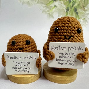 Positive Potato, Crochet Potato, Crochet Positive Potato
