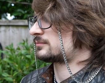 The Pretender - Cadena cubana de acero inoxidable para gafas