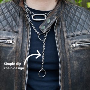 Closer - stainless steel slip chain with orings
