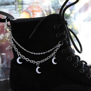 Caminando sobre la Luna - Cadena y cordón para botas lunares de acero inoxidable imagen 5