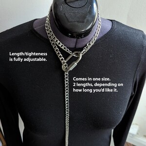 Crashing Ships Carabiner Adjustable Necklace, Choking Necklace, Punk ...