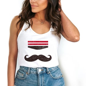 Women's Cincinnati Reds, Minimal Vintage Inspired Reds Tank Top, Reds Baseball Graphic Racerback Tank Top, Distressed Style Reds Tank Top