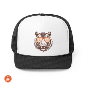 Casquette trucker Joe Burrow : style rétro des Bengals de Cincinnati - Montrez l&#39;esprit de vos Bengals avec cette casquette, idéale pour tous les fans de Joe Burrow !