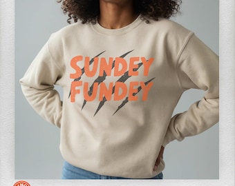 Cincinnati Sundey Fundey Football Sweatshirt - Heavy Blend Crewneck