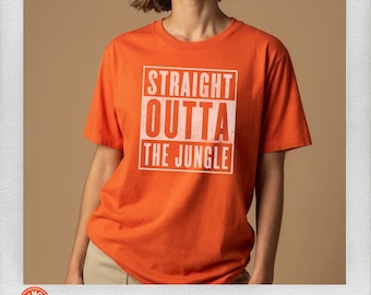 Straight Outta The Jungle Shirt: Cincinnati Football Fan Tee