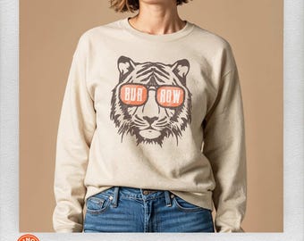 Burrow Fan Sweatshirt: Cincinnati Football Crewneck for Game Day
