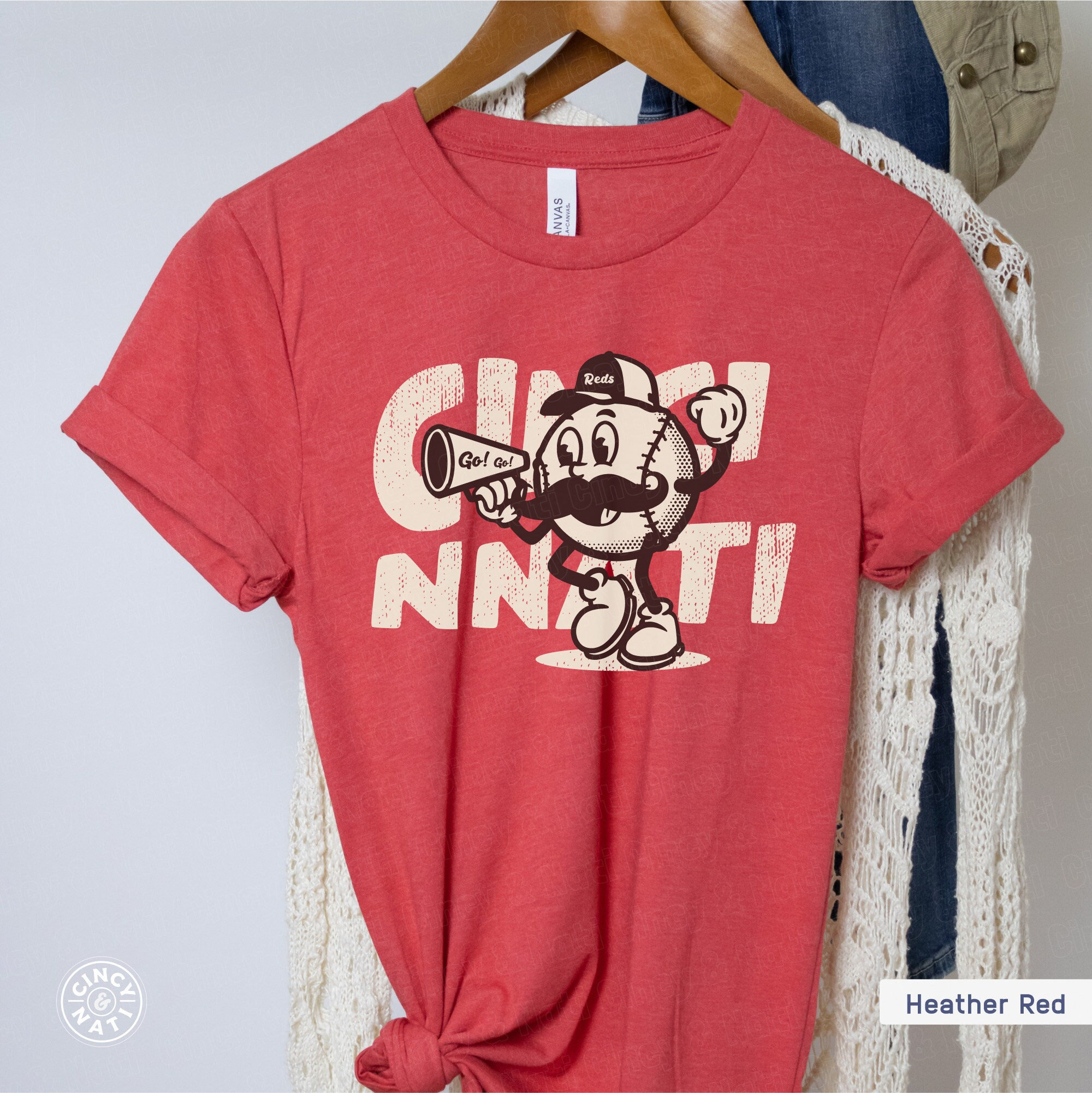 Nouvette Cincinnati Reds Baseball Vintage Shirt