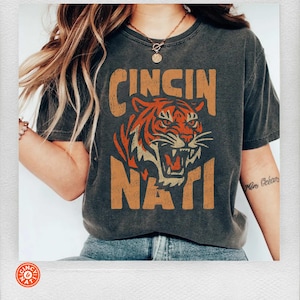 Cincinnati Football Fan T-Shirt | Comfort Colors Game Day Tee
