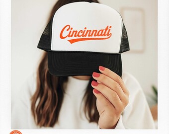 Cincinnati Trucker Hat - Retro-Stil für Männer & Frauen