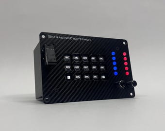 SRC-200 Stream Pro Button Box | full carbon fiber sim racing box