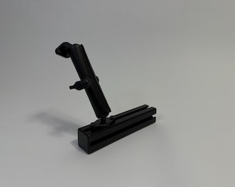 Adjustable Sim Racing Button Box Mount – VESA 50, 4040 Rig Compatible Arm
