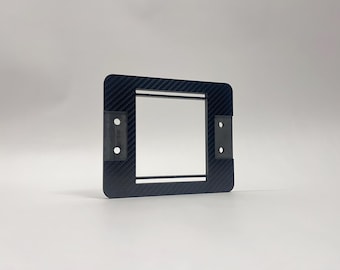 Carbon Fiber Sim Racing Button Box Expansion Bracket