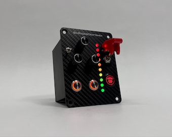 SRC-100 Kohlefaser Sim Racing Button Box | Zündprofi