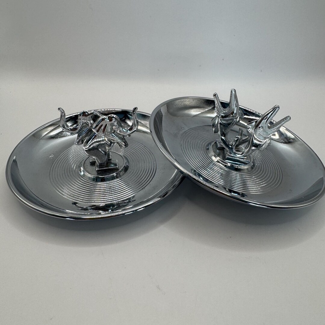 食器 raekwon Independent + M&M Ashtray Set MCM Hamilton Product Chrome Pincherette Elephant and Marlin