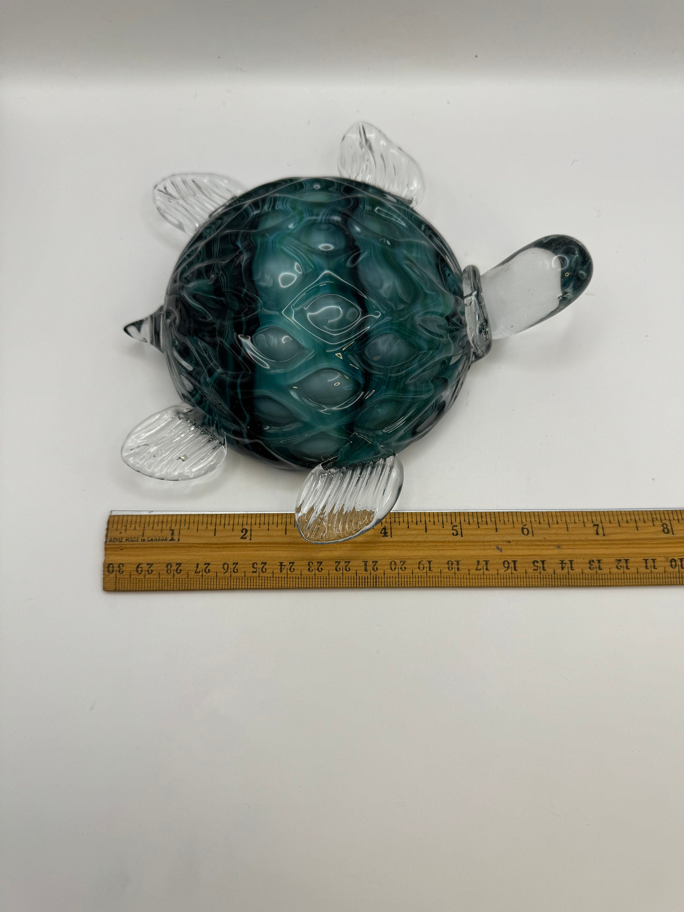 VINTAGE　MURANO ムラーノ　ガラス　置物　タートル　亀 Set of 3 sea turtles - Original Murano Glass OMG