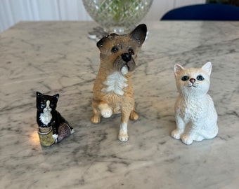 ヴィンテージ ロイヤル ドルトン ホワイト キャット フィギュア