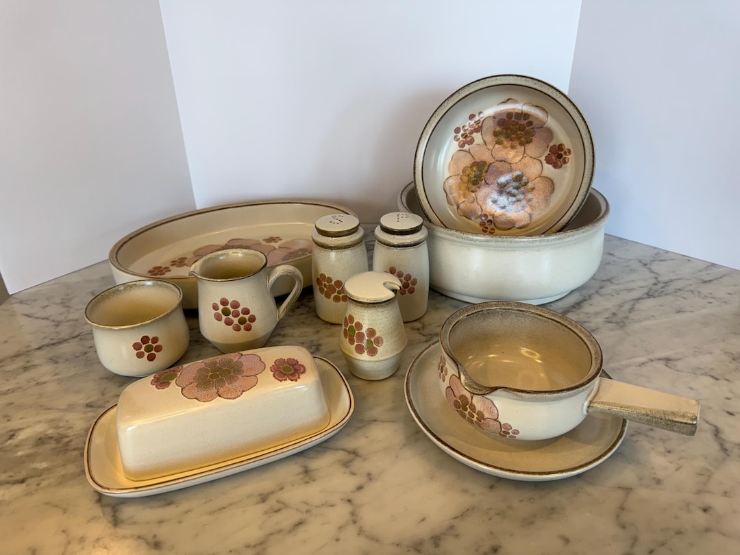 Denby English Stoneware Gypsy Pattern - Various Pieces. - Etsy