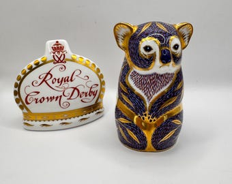 Royal Crown Derby Imari Staffordshire Bull Terrier. Ltd Ed of 500