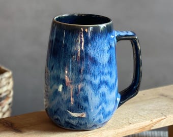 Large mug/Birthday gift/Coffee mug pottery handmade/Ceramic mug handmade pottery/Stoneware mug/Tasse getpfert/Handgemachte keramik/Kunst