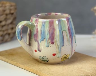Handmade pottery mug/Stoneware mug/Wheel thrown mug/Handmade ceramic mug/Pottery coffee mug/Handmade pottery/Geschirr handgemacht/Muttertag