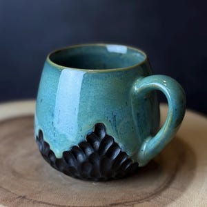 Handmade pottery mug: Stoneware mug, Wheel thrown mug, Handmade ceramic mug, Pottery coffee mug, Handmade pottery, Geschirr handgemacht