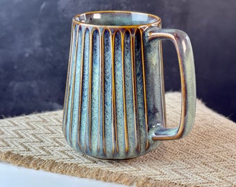 Large mug/Large ceramic mug/ Large pottery mug/Large coffee mug handmade/Large handle mug/Large mug handmade/ Extra large coffee mug/mug/cup