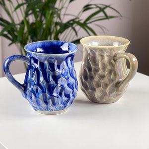 Set of two handmade mugs/mom gift/mugs handmade ceramic coffee mug/turkish coffee cup set/ceramic coffee cup/Geschirr Handgemacht