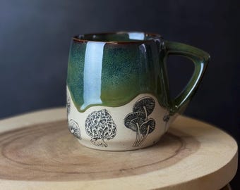 Mushroom mug/Birthday gift/Geschirr Handgemacht/Coffee mug pottery handmade/Ceramic mug handmade pottery/Muttertag/Tassen/Becher/Dnd mug