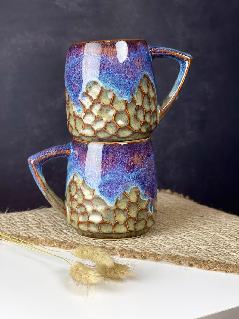 Handmade ceramic mug/ceramic mug handmade pottery/mugs handmade ceramic mug with w/ceramic mug handmade pottery/coffee mug pottery handmade/ image 6