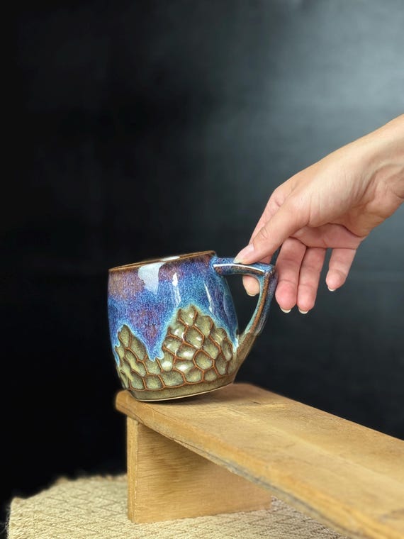 Handmade Ceramic Mug/keramik Becher Handgemacht/ceramic Mug Handmade Pottery/coffee Mug Pottery Handmade/coffee Mug Big/aesthetic Mug/kunst