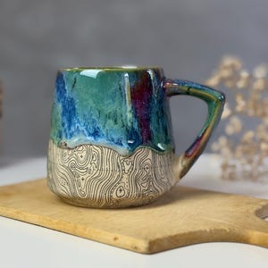 Ceramic mug handmade pottery/aesthetic mug/handmade cup/tea mug handmade/pottery mug handmade/coffee mug pottery handmade/large coffee mug